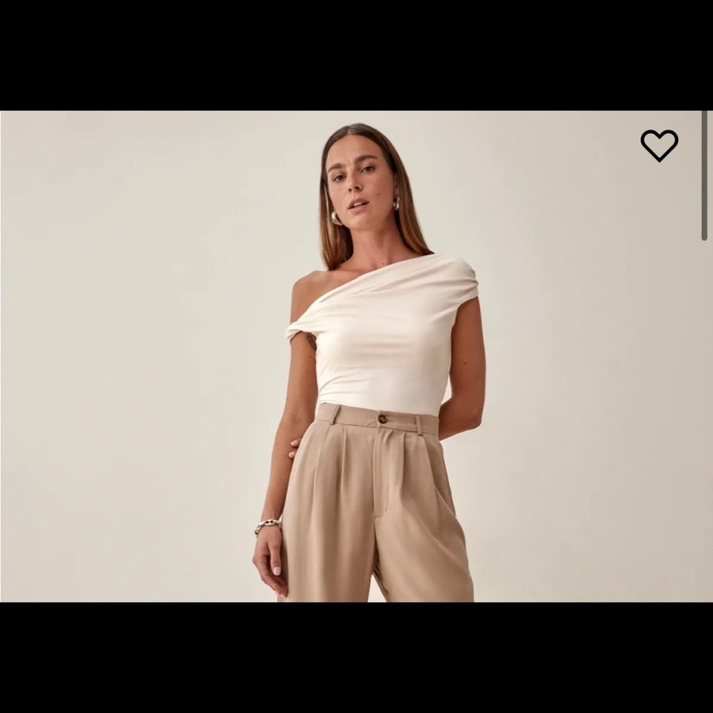 *BN* REFORMATION CELLO KNIT TOP *cream*